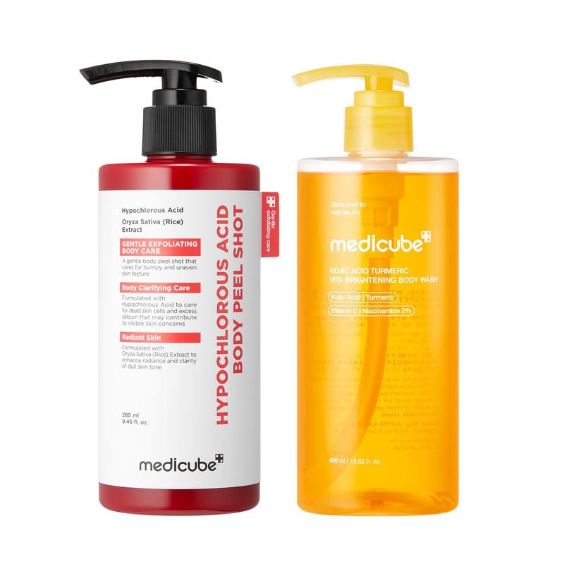 Full Body Glow Set – 5-Piece Exfoliating Body Care Routine with Kojic Acid & Turmeric