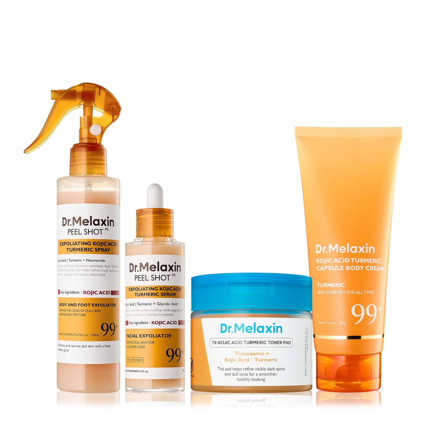 Complete Kojic Acid & Turmeric Brightening Kit – 4-Step Dark Spot Routine