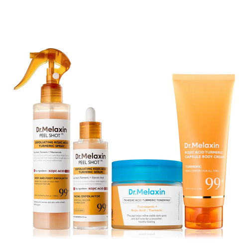 Complete Kojic Acid & Turmeric Brightening Kit – 4-Step Dark Spot Routine