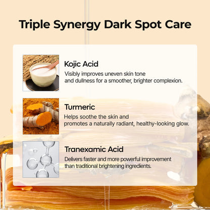 Kojic Acid + Turmeric Brightening Toner 70 pads