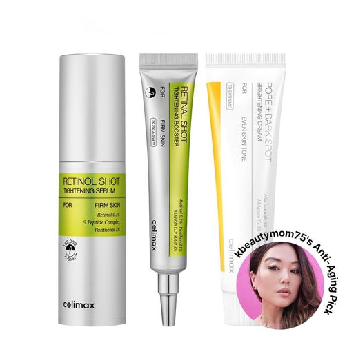 Ultimate Anti-Aging Trio | Retinol + Retinal Tightening Serum, Booster & Brightening Cream