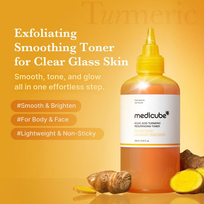 Full Body Glow Set – 5-Piece Exfoliating Body Care Routine with Kojic Acid & Turmeric