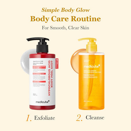 Full Body Glow Set – 5-Piece Exfoliating Body Care Routine with Kojic Acid & Turmeric